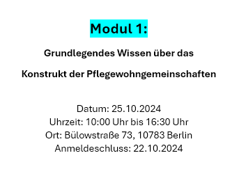 Einladung zur Schulung für Vertrauenspersonen und Interessierte