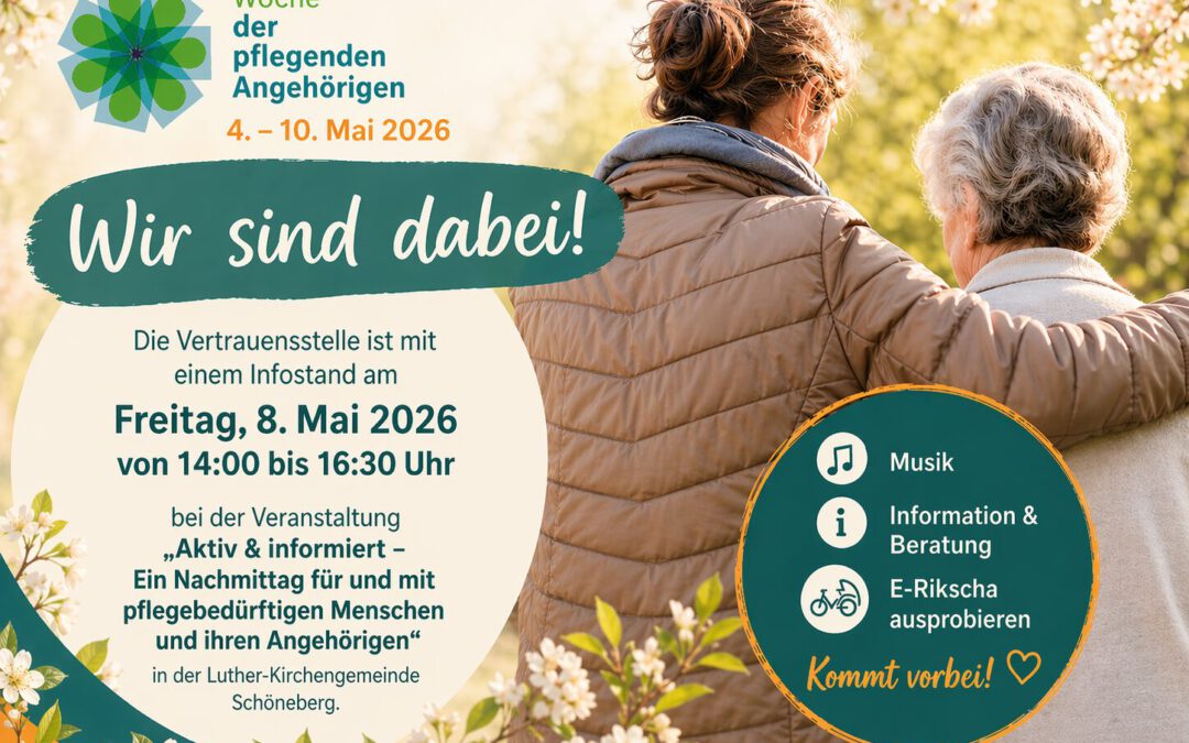 Die Vertrauensstelle bei der Woche der pflegenden Angehörigen 2026