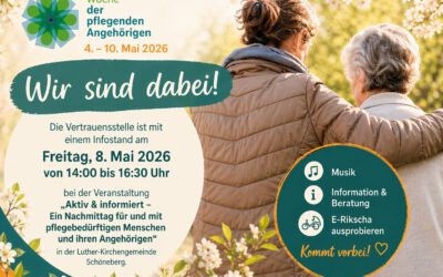 Die Vertrauensstelle bei der Woche der pflegenden Angehörigen 2026